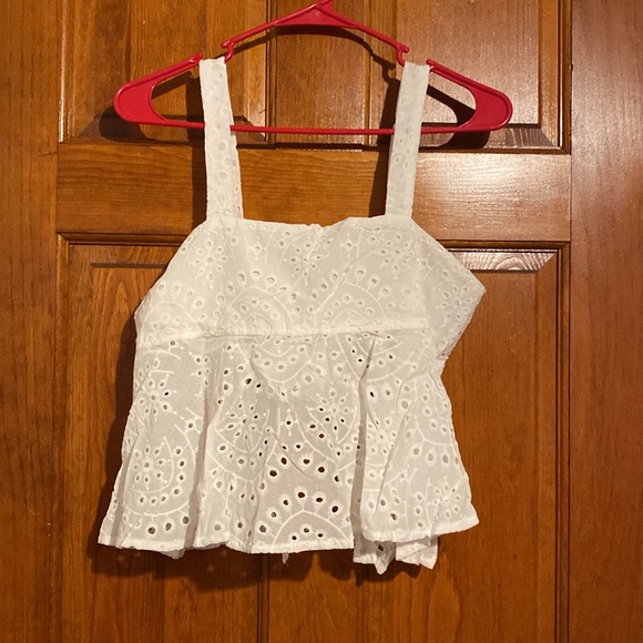 A’gaci White Eyelet Cami & Skirt Set - Picture 2 of 10
